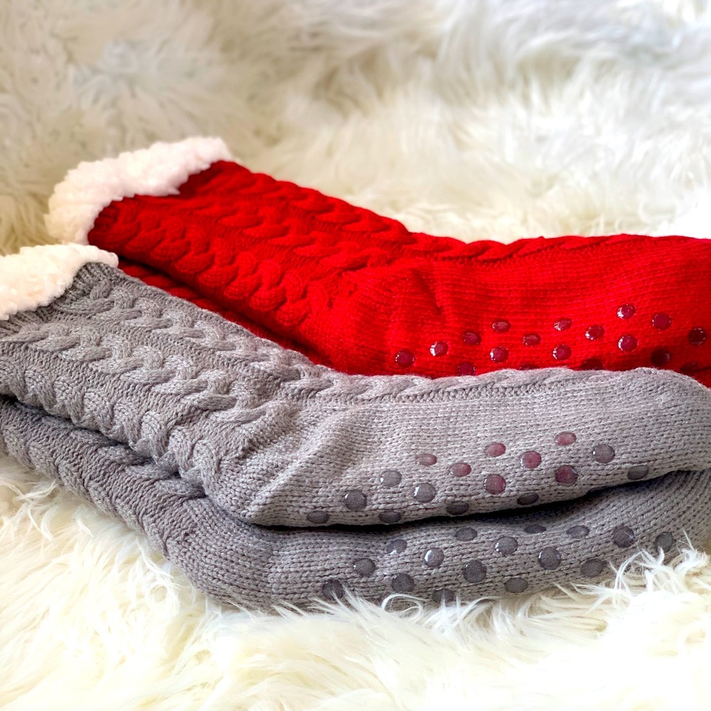 COZY- Slipper Socks (2 pair)
